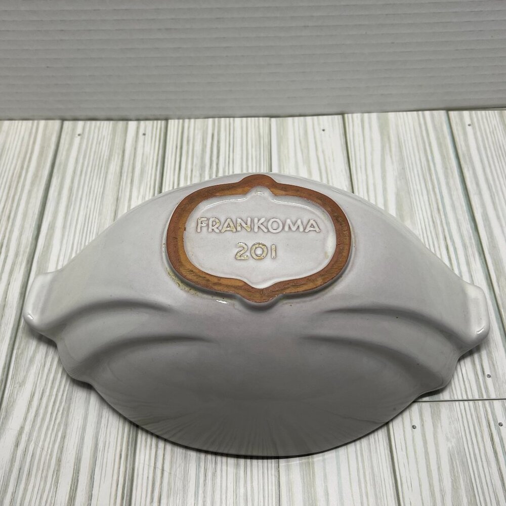 Vintage Frankoma Pottery Oval Casserole Dish